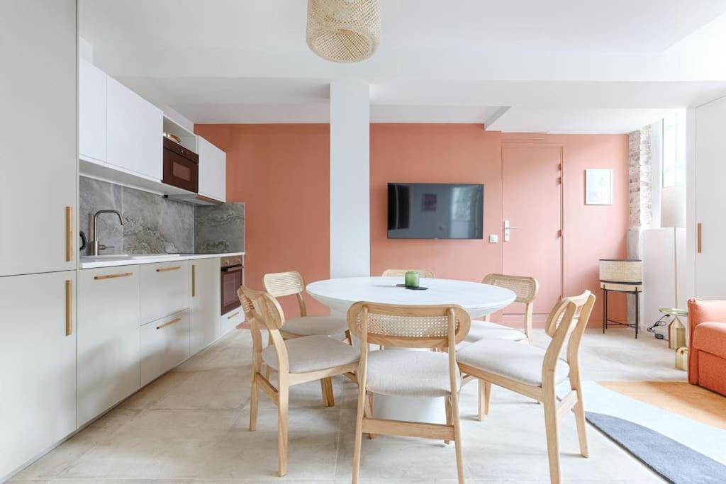 Ferienwohnung Mykeypers - Chic & Elegant Flat 2Br/6P- Republique Paris Exterior foto